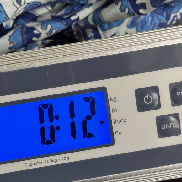 Jaipur Morni SMALL Blue 100% Cotton Belted Floral Block Print Midi Dress - Picture 10 of 10